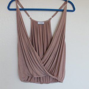 Tobi Nude Beige S/M Going Out Tank Top